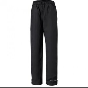 Columbia Black Waterproof Rain Pants size Medium